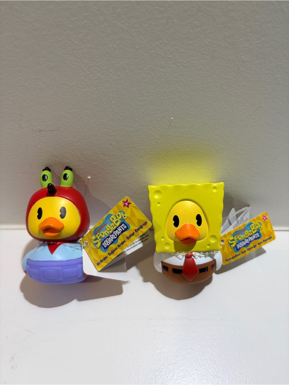 SpongeBob SquarePants Duckalooz Mr. Krabs & SpongeBob Set NWT